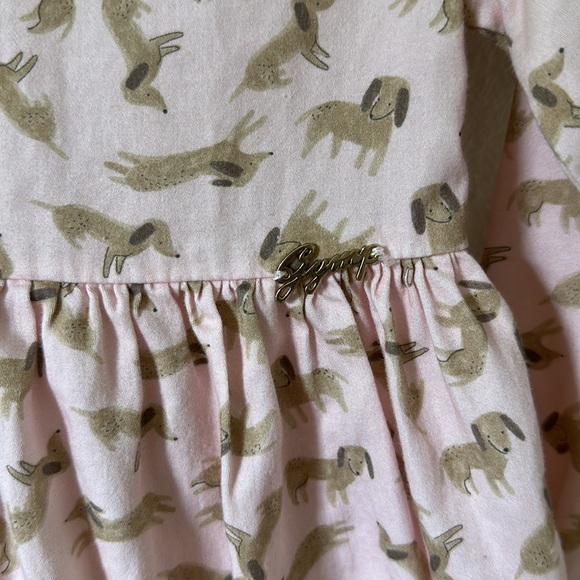 Pink Woodland Dress + Cozy Knit Vest (2-Piece Set) - Picture 6 of 8